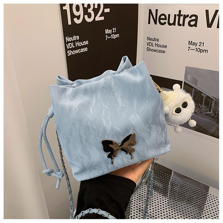 

Bucket bag, women s crossbody bag, shoulder bag синій