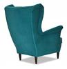 ARI Scandinavian Family Furniture Wing Chair Turquoise Sea Green Intensive