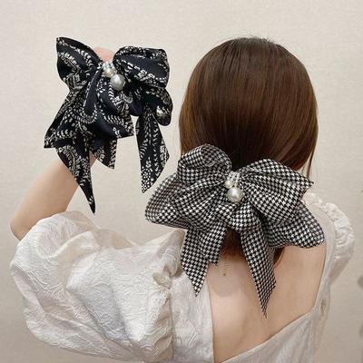 Large Fashion Women Girls Hair Band Trendy Hairpin Casual Hair Clip Cute Ribbon Bow Ladies Accessories