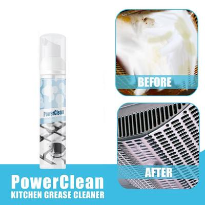 100ml Kitchen Effective Grease Cleaner Bubble Cleaner Foaming Heavy Oil Stain Cleaner Smoke Machine Cleaning Kitchen Tool