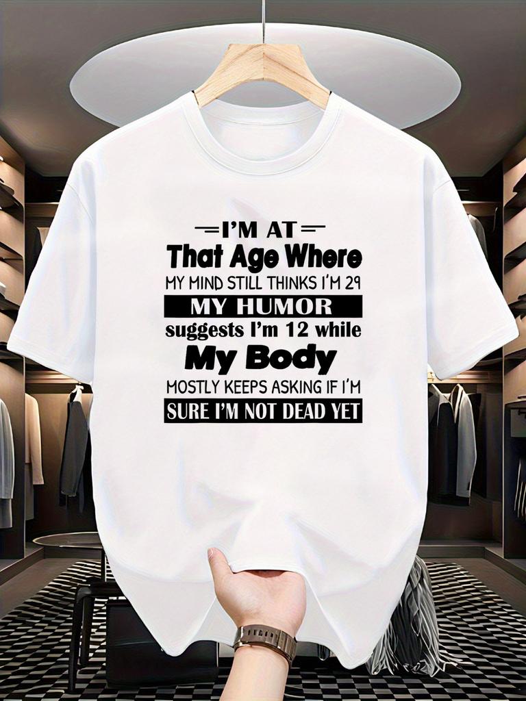 Humorous T-Shirt for Those in Their 40S, 50S, And 60S That Says, 'At My Age, I Believed I Was 29.' A Unisex Gift Perfect for Birthdays And Casual Gath