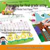 Kindergarten to Primary School Transition: Gold Medal Test Papers in Pinyin, Math, and Language - 8 Book Practice Set