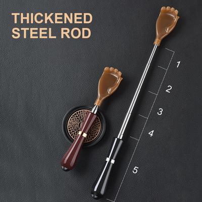 1Pcs Resin Telescoping Back Scratcher With Scalable Scratching Heads, Back Scratcher For Men/Women
