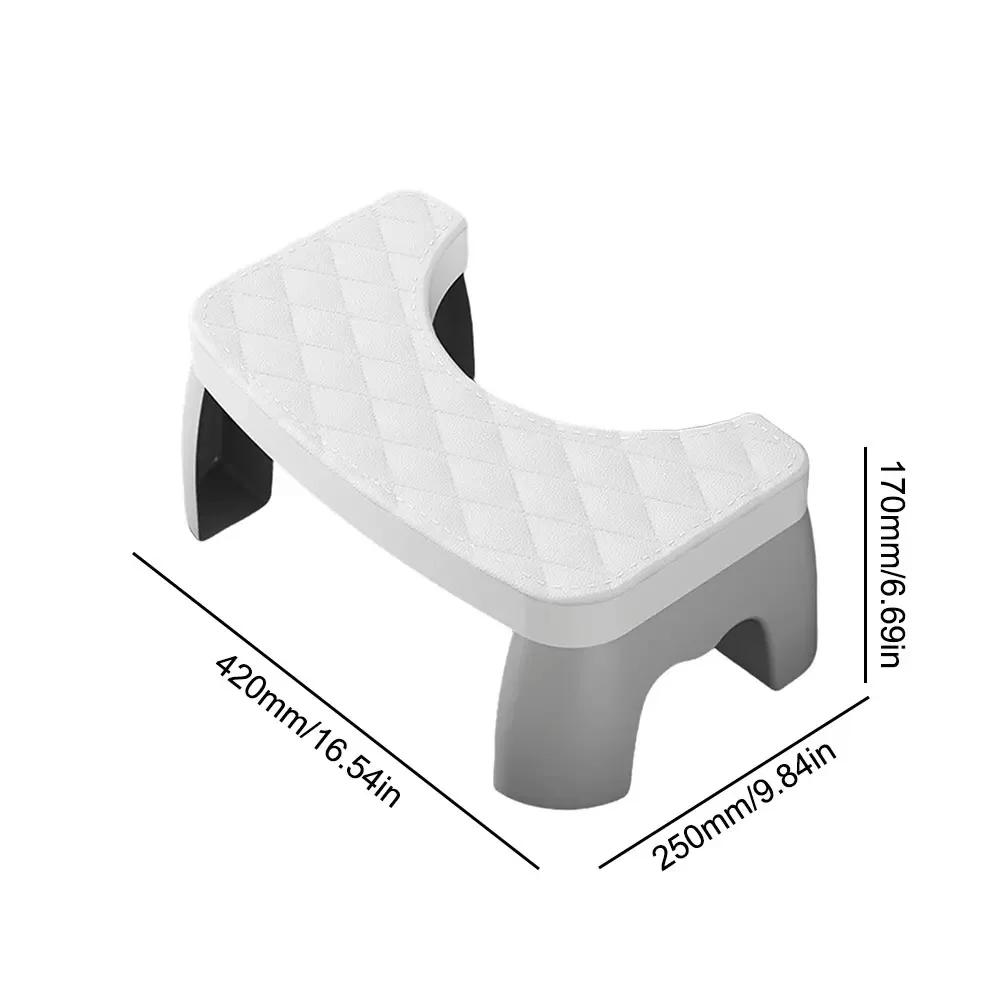 

Двухступенчатая табуретка для детей, противоскользящая, складная, с двумя ступенями, для приучения к горшку, для ванной и кухни белый