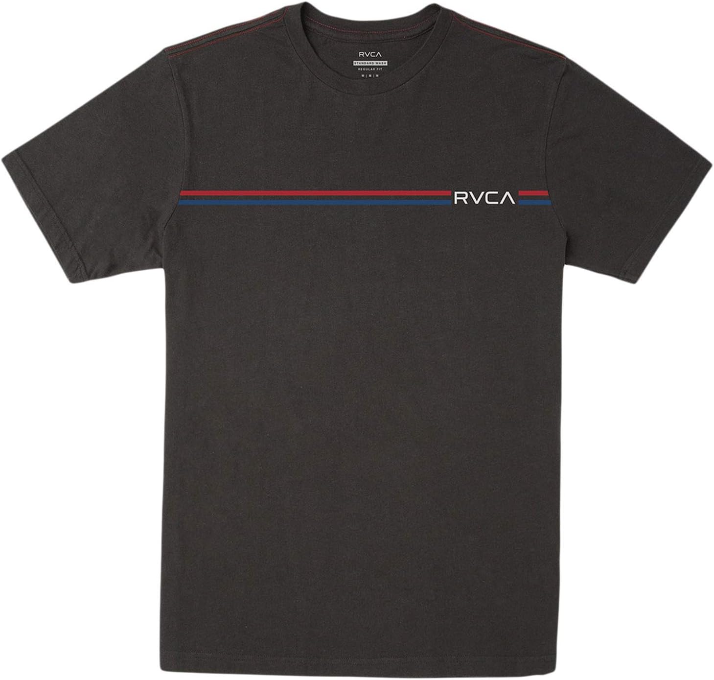 RVCA United Stripes Short Sleeve Crew Neck T-Shirt XXXL