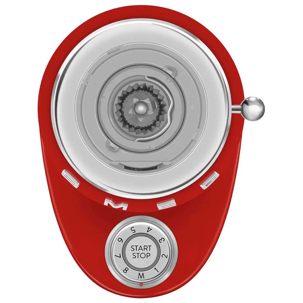 Smeg CGF03RDEU Coffee Grinder 240g 150W Red