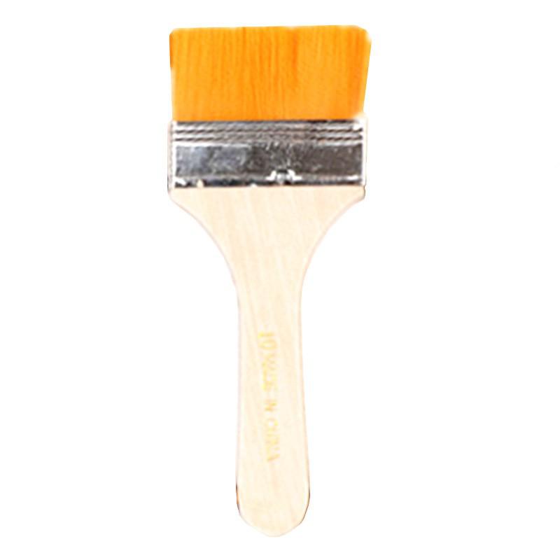 Nylon Oil Painting & Barbecue Brush Set: Pig Bristle Small Brush, Glue Brush, Dusting Brush, Paint Brush.