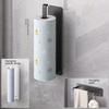 Kitchen Paper Towel Holder Adhesive Tissue Hanger Toilet Roll Paper Dispenser Cabinet Storage Napkin Rack Bathroom Accessories