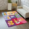 1pc Disney Winnie the Pooh Pattern Carpet Area Rug Non-slip Carpet Hand Washable Floor Mat Suitable For Living Room Bedroom Home Decor Room