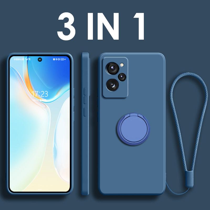 

Liquid Silicone Case For POCO X6 Pro X7 X5 X4 GT X3 NFC Soft Magnetic Ring Holder Coque For POCO F5 F4 GT M4 M3 Pro Phone Cover For POCO M3 Pro 5G