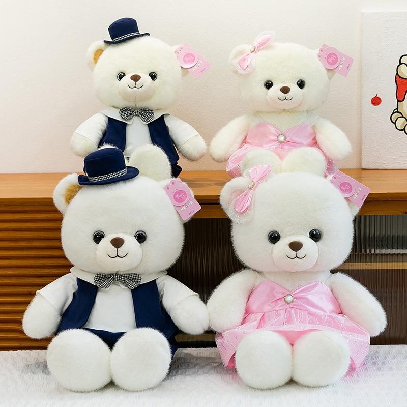 Little Bear Wedding Ornament: Valentine's Day Gift for New Couples and Car Decoration