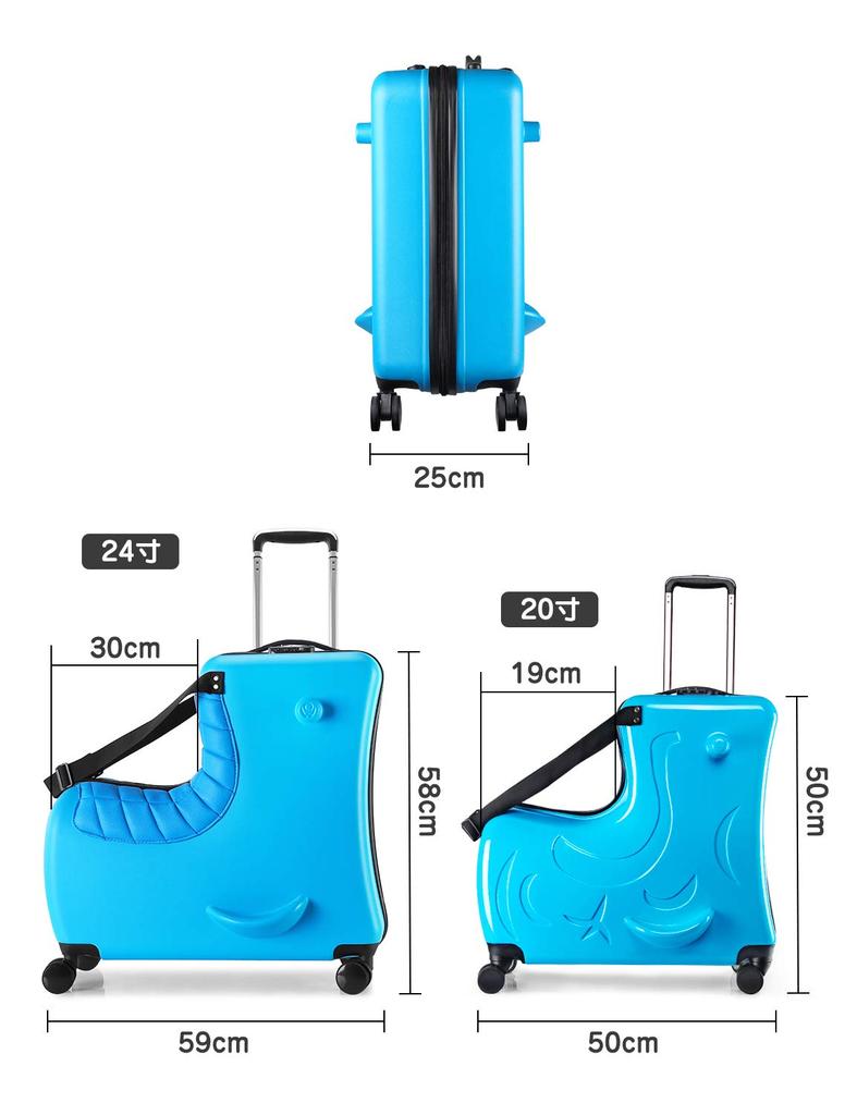 Kindertragetasche, die leises Zahlenschloss mit doppelter Sicherheit bietet, bequem für Kinder ist und die Form eines Holzpferdes für große Kinder bis zu einem maximalen Ladegewicht von