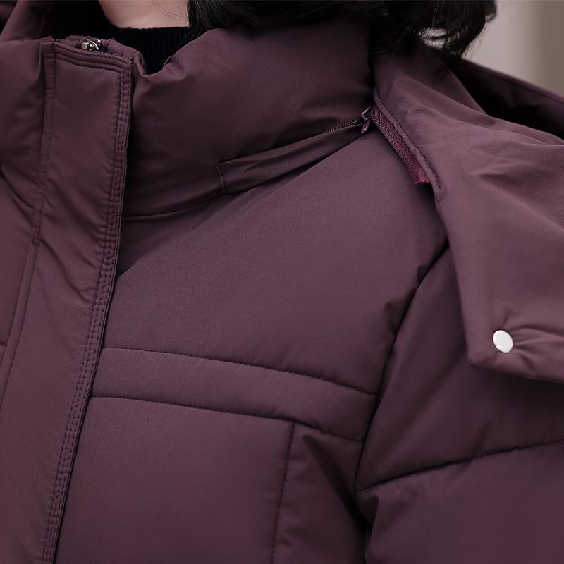 Móda Zimní kabát nadměrné velikosti XL-5XL Dámské dlouhé parky s kapucí Hřejivé Silné Středního věku