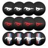 Car Sticker Ford 4PCS 56mm Car Wheel Hub Center Caps Sticker Emblem Decal For Ford Focus 2 3 MK3 MK4 ST Fiesta Kuga Explorer Mon