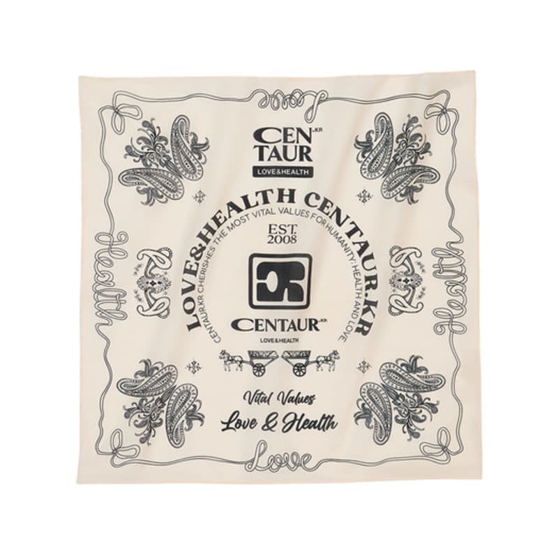 

CENTAUR.kr CENTAUR ARCHIVE LARGE BANDANA_CREAM L