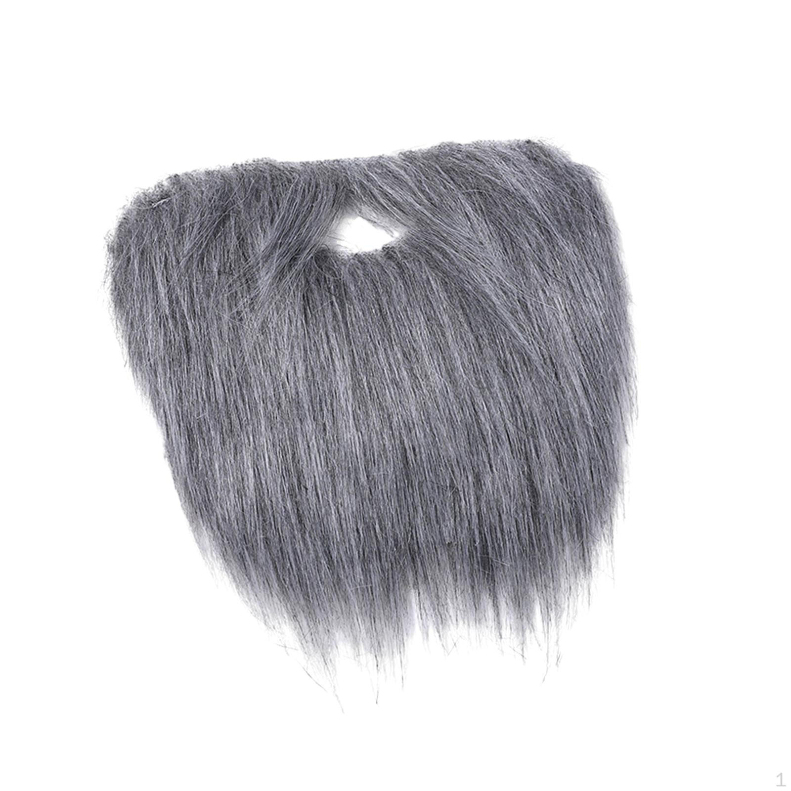 

Праздничный костюм бороды Санты для взрослых – забавный и уникальный аксессуар для волос на лице серый