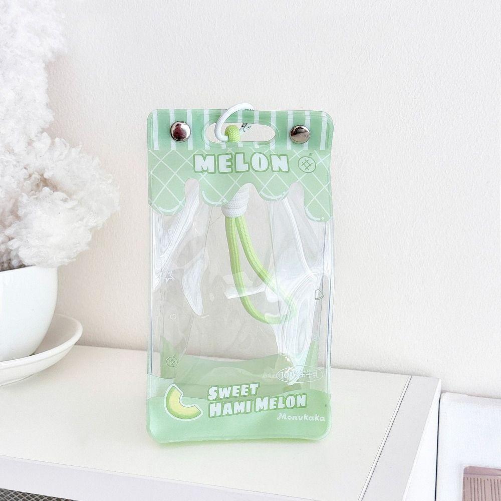 New Transparent Data Cable Storage Bag Dustproof PVC Dolls Storage Pouch Gift Colorful Dolls Outdoor Bag for 13cm Dolls