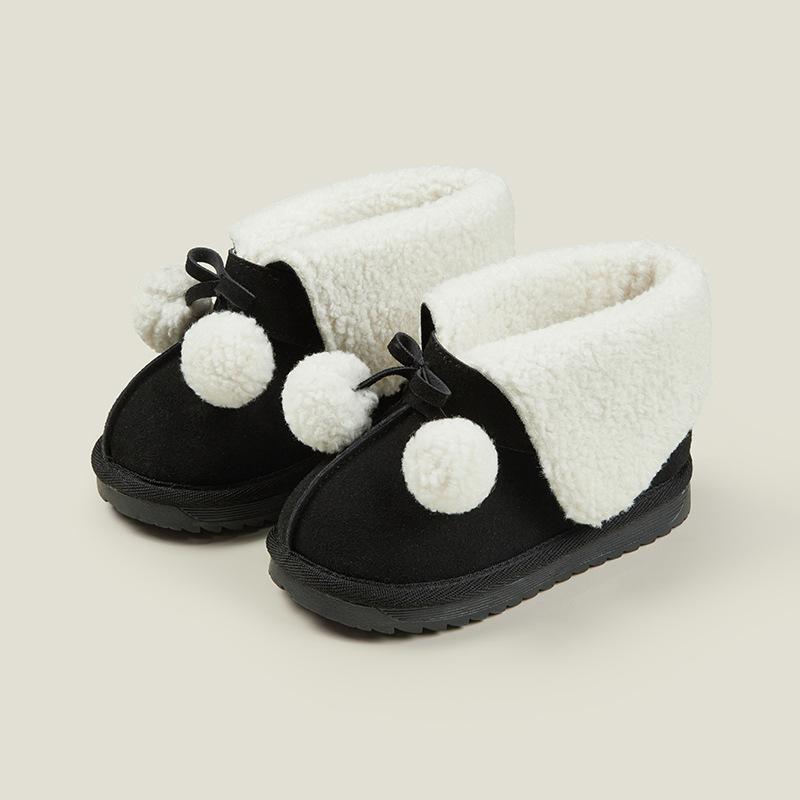 Winter warm cotton shoes velvet children's short boots girls snow boots