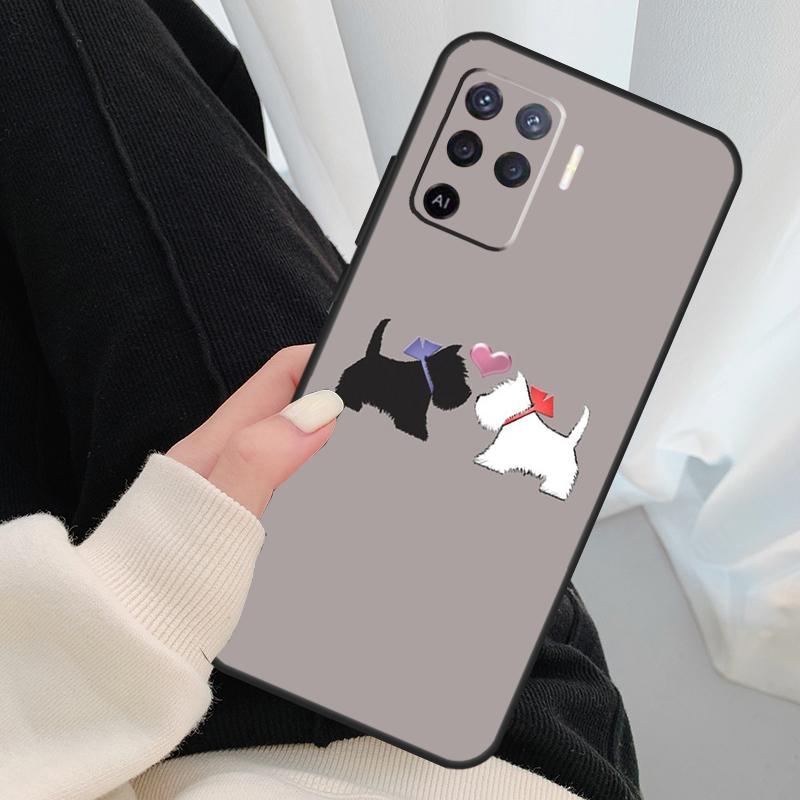 West Highland Terrier Westie Case For Oppo A40 A60 A80 A5 Pro A15 A16 A17 A57 A77 A94 A74 A54 A76 A96 A18 A38 A58 A78 A98