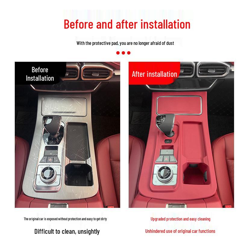 Chery Jetour X70PLUS Center Console Silicone Anti-Slip Gear Pad Car Accessory