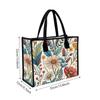 Vintage Floral Print Women Tote Bag Casual Daily Shoulder Bag for Shopping Outdoor