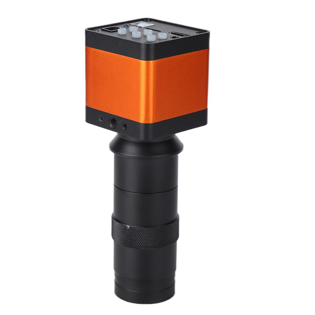 USB Microscope Camera 20MP HD Multimedia Interface Industrial Microscope Camera with 130X Cmount Lens for Industry AC
