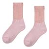 Gunze AGY602 Fire Acedron Warm Full Pile Pink Women's Socks, Moisture-Wicking, Heat-Generating, 3-Layer, Knit, Deodorizing,