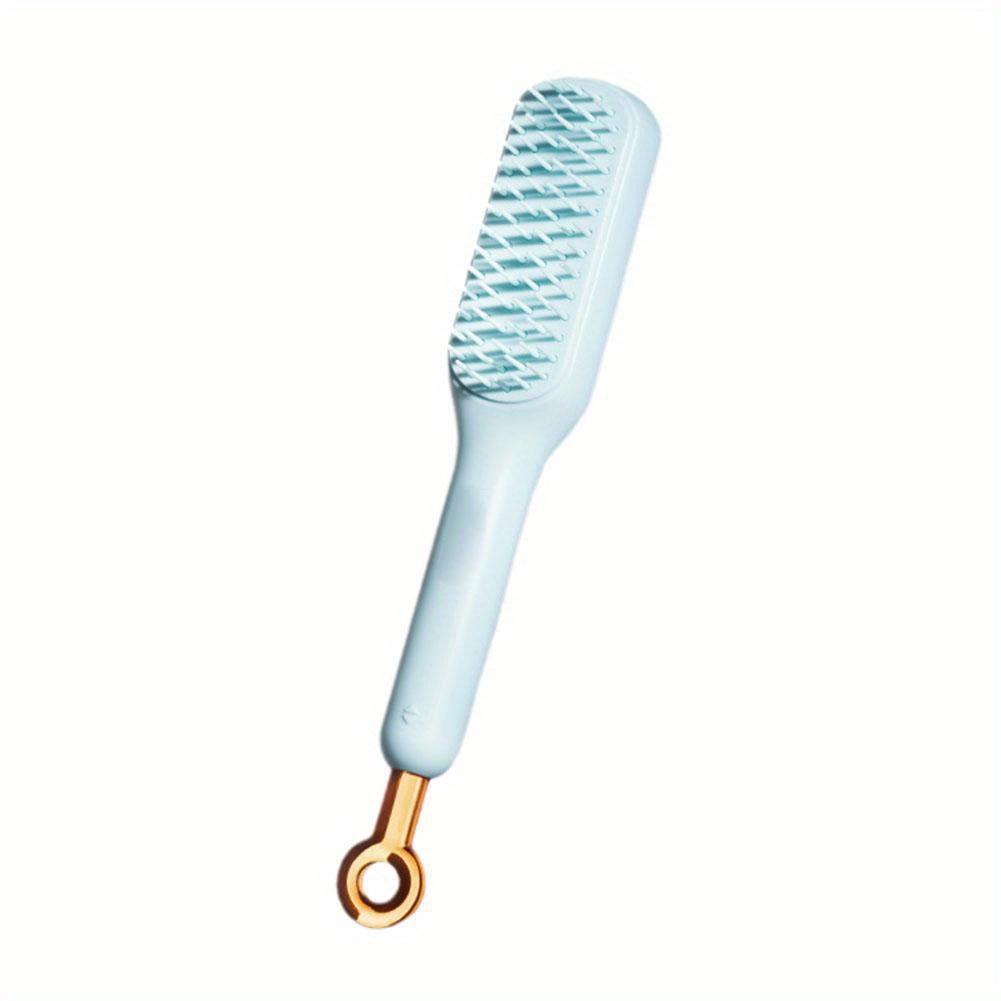 Retractable Comb Self-cleaning Hair Brush Anti-static Massage Comb for Women Smooth Hair Self Cleaning Hair Brush