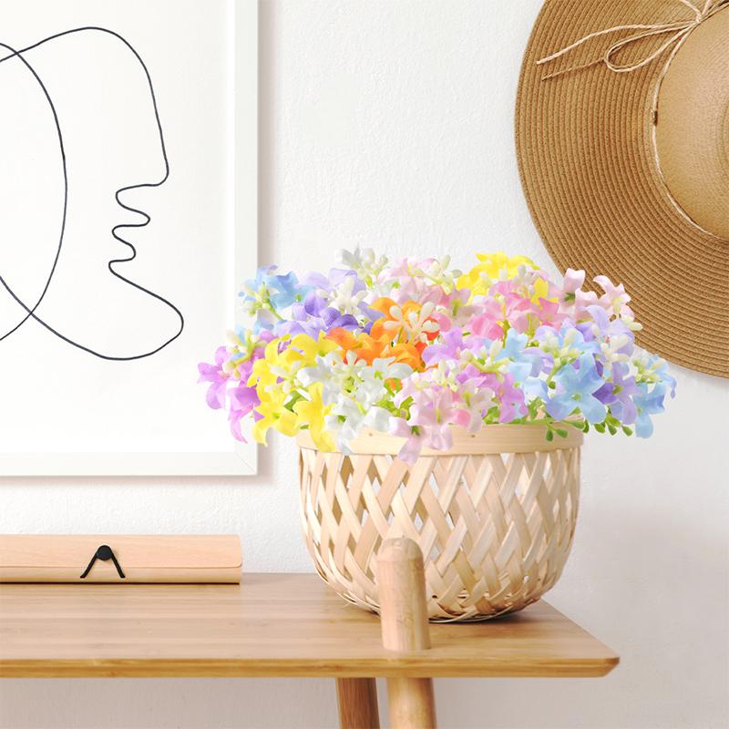 10/20/50Pcs 4cm Silk Artificial Bellflower Flower Head for Home Wedding Decorations DIY Gift Box Garland Wreath Accessories