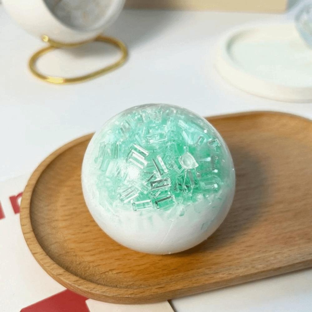 Soft Crushed Ice Squeeze Ball Toy Slow Rebound Stress Relief Creative DIY Assembly Handmade Squeeze Balls Reusable Shapeable