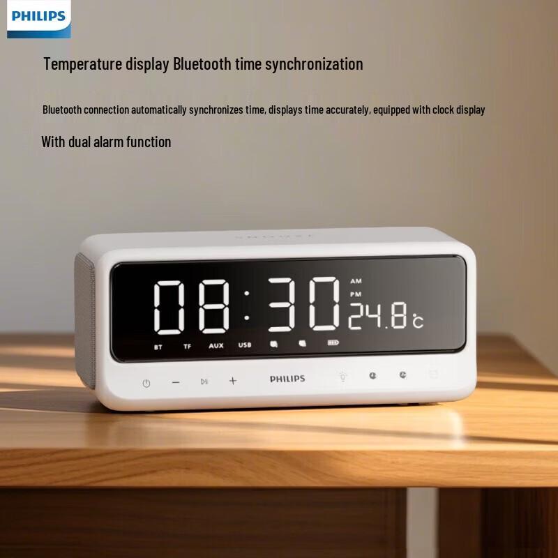 Philips Bluetooth Earbuds & Smart Alarm Clock Set