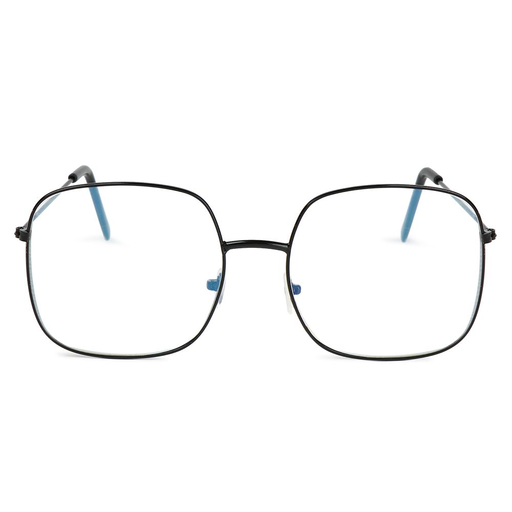 Protection Metal Frame Eyewear Anti Blue Light Glasses Oversized Eyeglasses Vintage Square Glasses