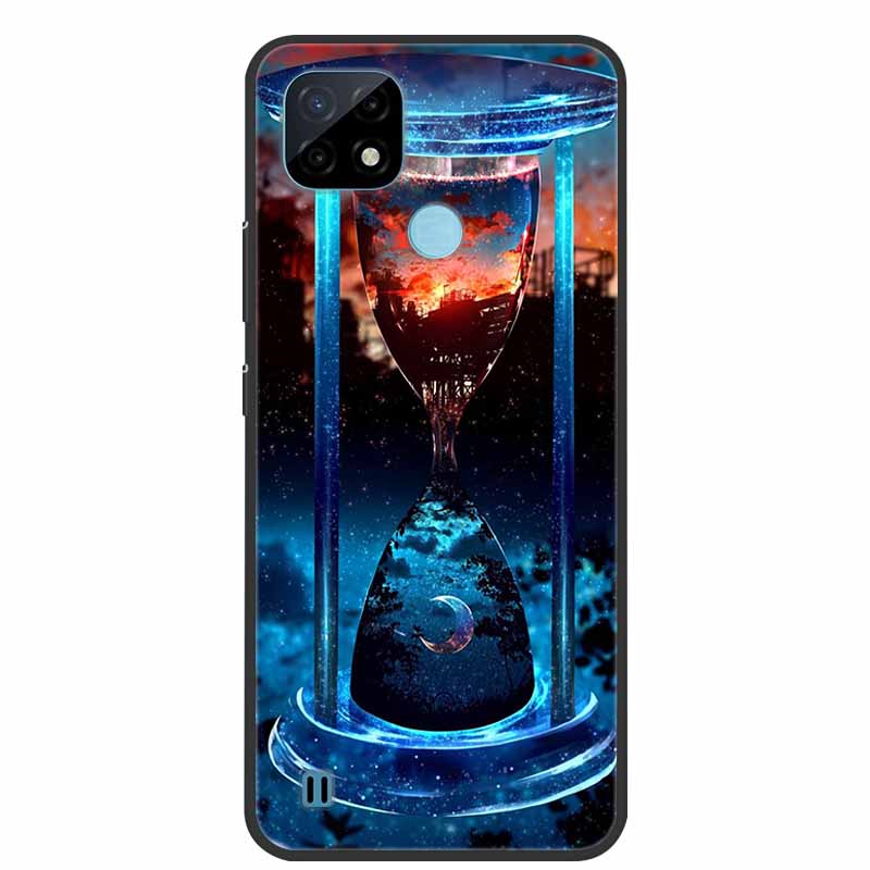 Pro Realme C21 Pouzdro Nárazuvzdorné Měkký silikon TPU Zadní kryt Pro Realme C31 C21Y C25S C25 Pouzdra na telefony Realme C21 C31 Roztomilý kreslený