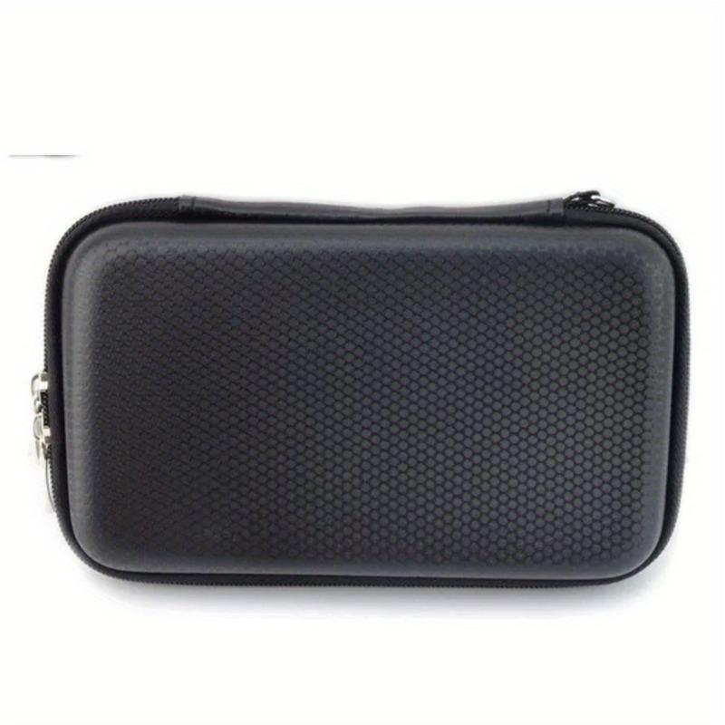 New 2.5-inch 3-color Data Cable Mobile Power Bank Charging Cable Portable Storage Case HDD USB Flash Drive Storage Card Storage Black
