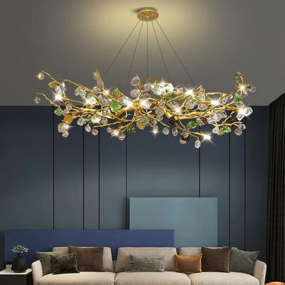 Nordic Home Decor Столовая Подвесной Хрустальный Светильник Светильники Внутреннее Освещение Потолочный Подвесной Светильник Люстра Лампы Для Гостиной