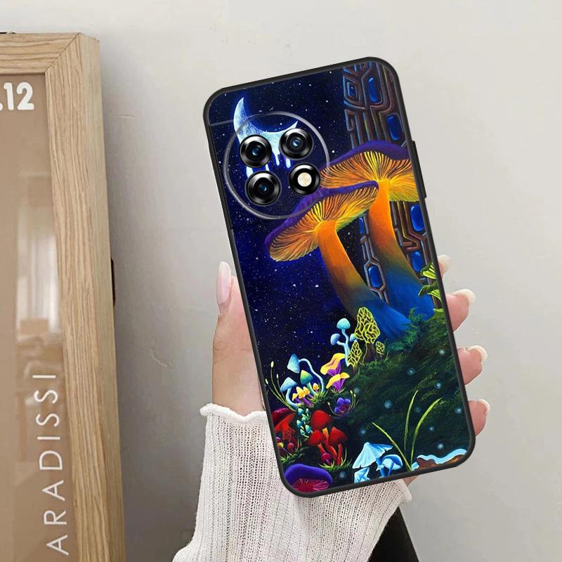 Psychedelic Mushrooms Florals Case For OnePlus Nord CE 4 3 2 Lite 2T N10 N20 N30 OnePlus 12 11 9 10 Pro 8T 10T 12R Cover