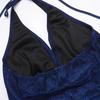 Rochie de Ziua de Naștere Albastru Francez Scânteietoare cu Gât Halter - Elegantă, Sexy și Trendy Rochie 2025