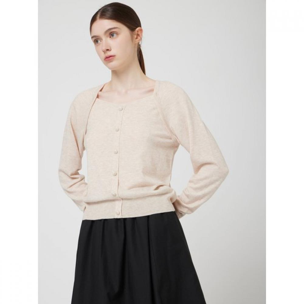 Cc Collect Square Neck Button Pullover C253ksk003
