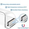4Pcs Magnetic Adjustable Vent Covers Easy Installation Clear Adjustable Floor Vent Deflector Outlet Air Vent Diverter
