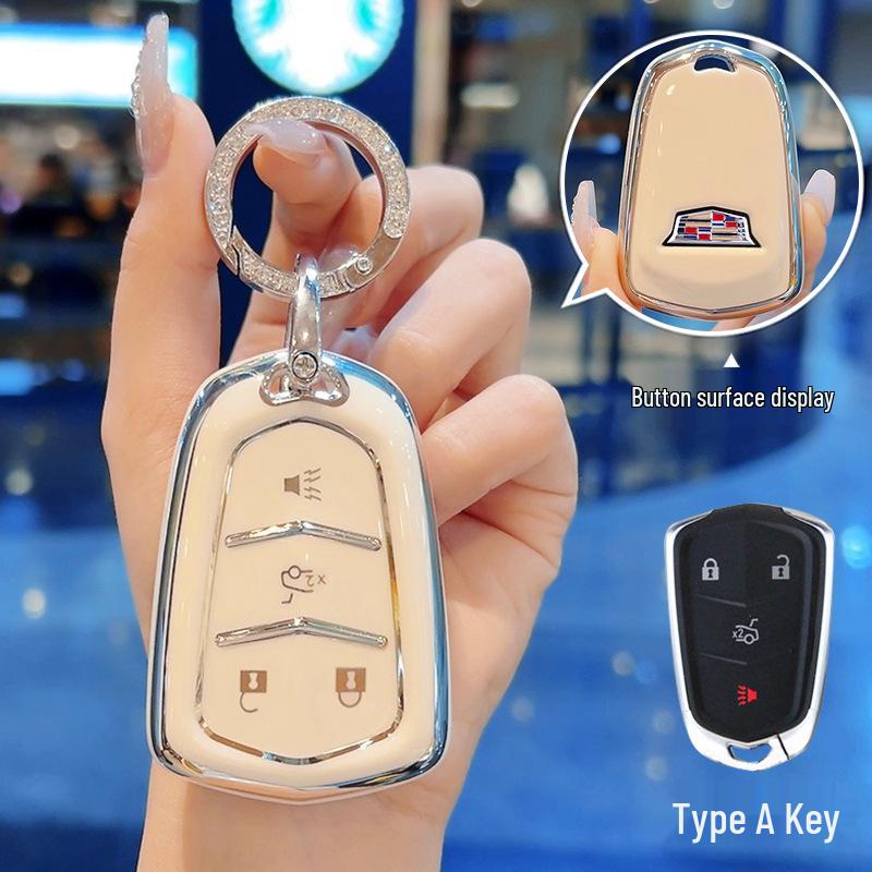 Cadillac Schlüsseletui für XT4, XT5, CT5, CT6, CT4, ATSL und GT4 - Speziell für Frauen entwickelt