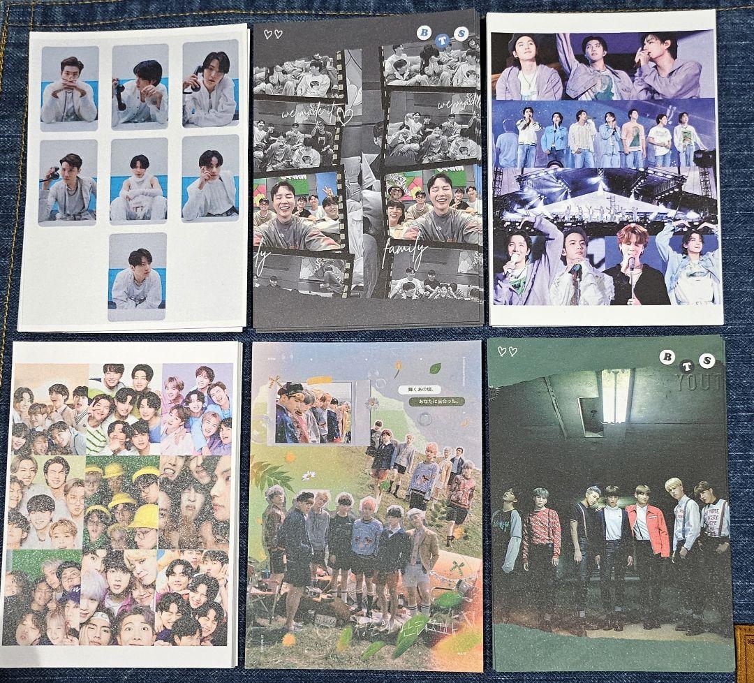 

[USED] Stock 1. BTS All Memo Pads 5 sheets each 30 sheets Korean Maker