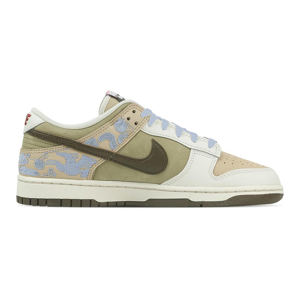 Nike Dunk Spring Festival Wish Leather Low top Skateboard Shoes Men's Beige IQ1118-220(Team773-)