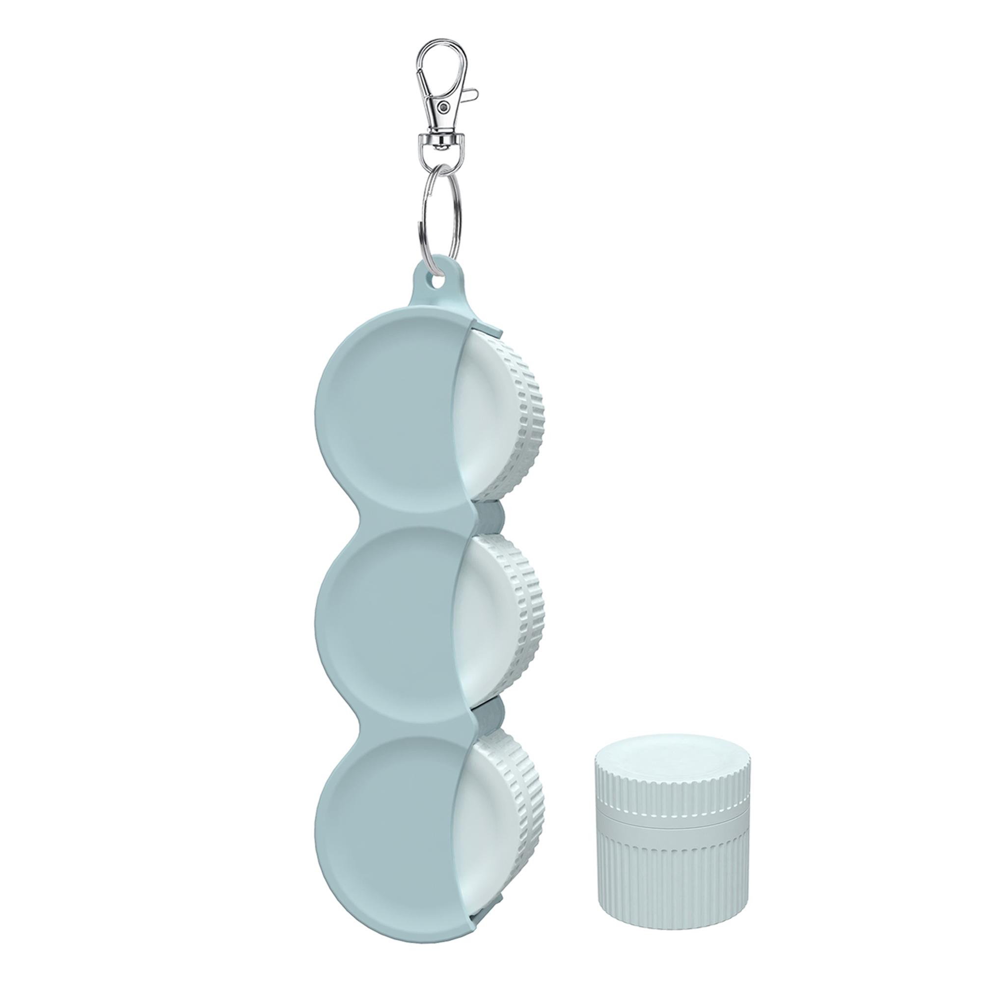 

3 шт./набор Солнцезащитный крем Розлив Лосьон Шампунь Многоразовые бутылки Дорожный косметический контейнер для жидкости Мягкий силикон Портативные инструменты синий