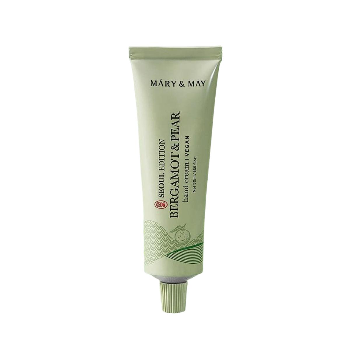 Mary&May Seoul Edition Hand Cream - Bergamot & Pear 50ml (Deep Moisturizing & Scented Hand Lotion)