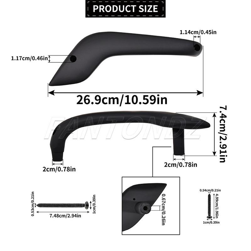 For 2011- Ford Fiesta ABS Auto/Manual Power Window Driver Inner Door Pull Handle G2BZ-5823943-JA D2BB-A23943-CA35B8