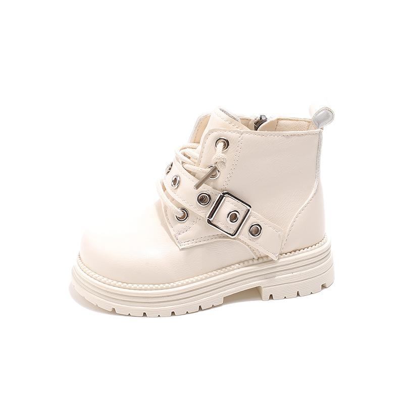 Fashion Casual Versatile Child Shoes Trendy Retro New Girls Boots Simple Thick Soled Comfort Girl Shoe Warm Non Slip Winter Boot