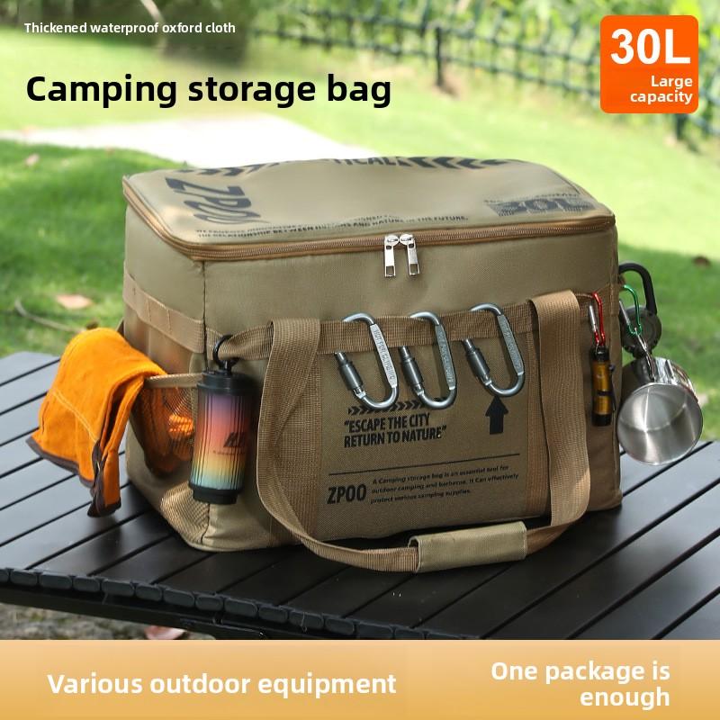 Foldable Storage Box Tactical Gear Organizer Large Capacity Container for Camping Kitchenware Utensils and Outdoor Equipment