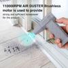 Mini Turbo Jet Fan 110000RPM 45m/s USB Oppladbar børsteløs motor hårføner Kraftig blåser med høyhastighets kanalvifte