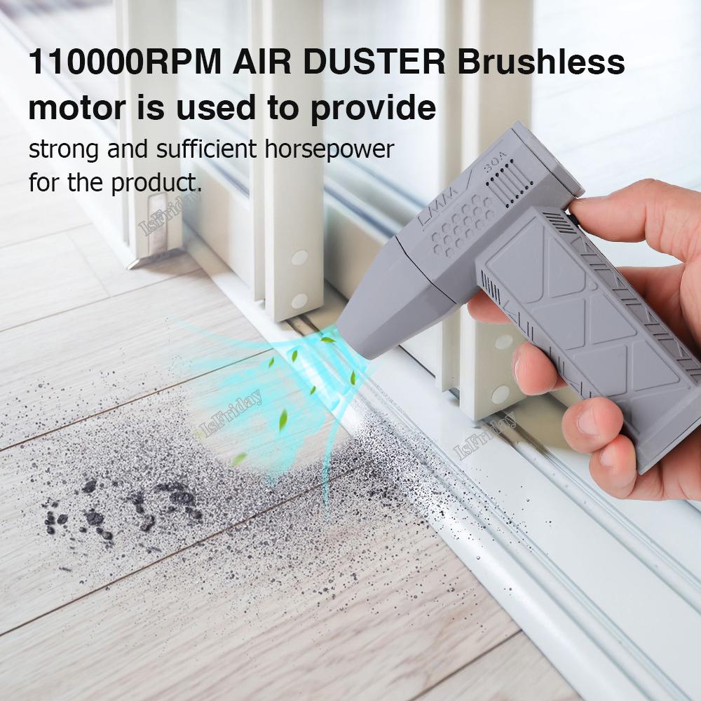Mini Turbo Jet Fan 110000RPM 45m/s USB Oppladbar børsteløs motor hårføner Kraftig blåser med høyhastighets kanalvifte
