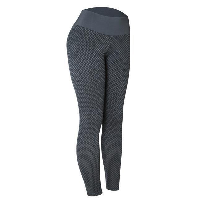 Peach Bubble Butt-Lifting High Waist Honeycomb Yoga Pants for Women